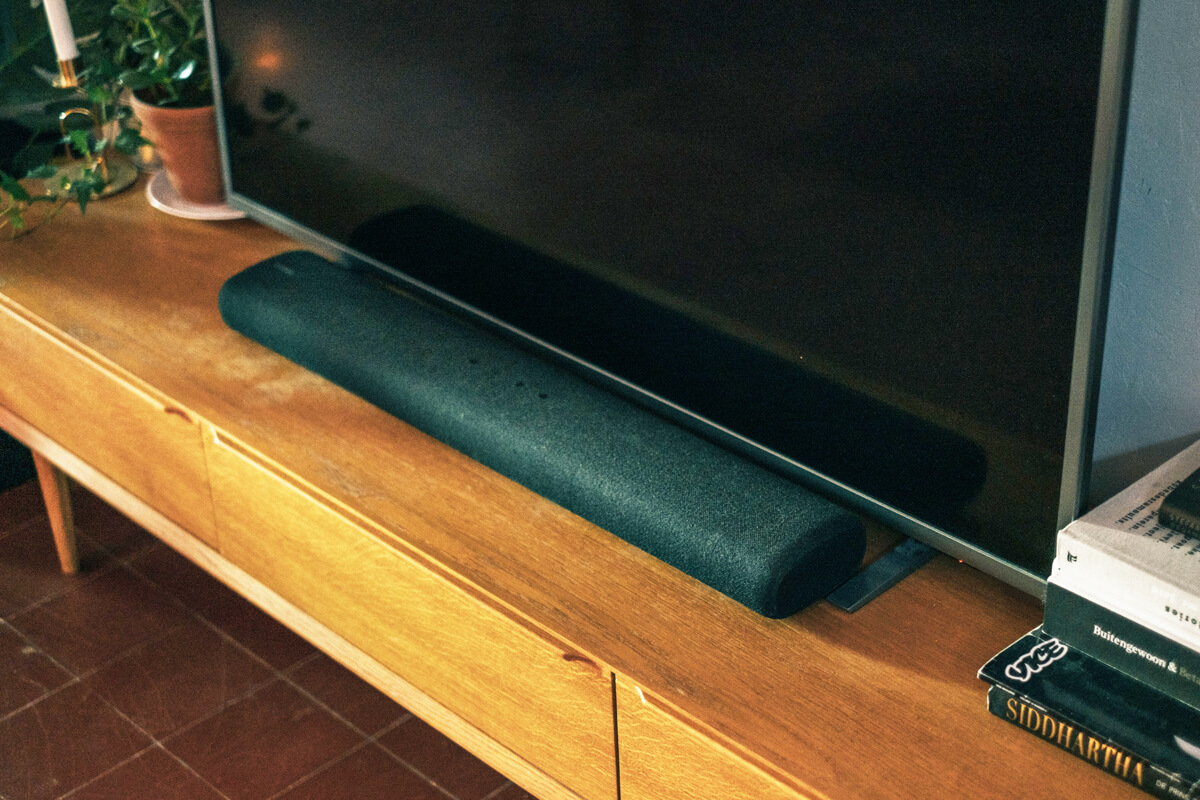 TV and soundbar