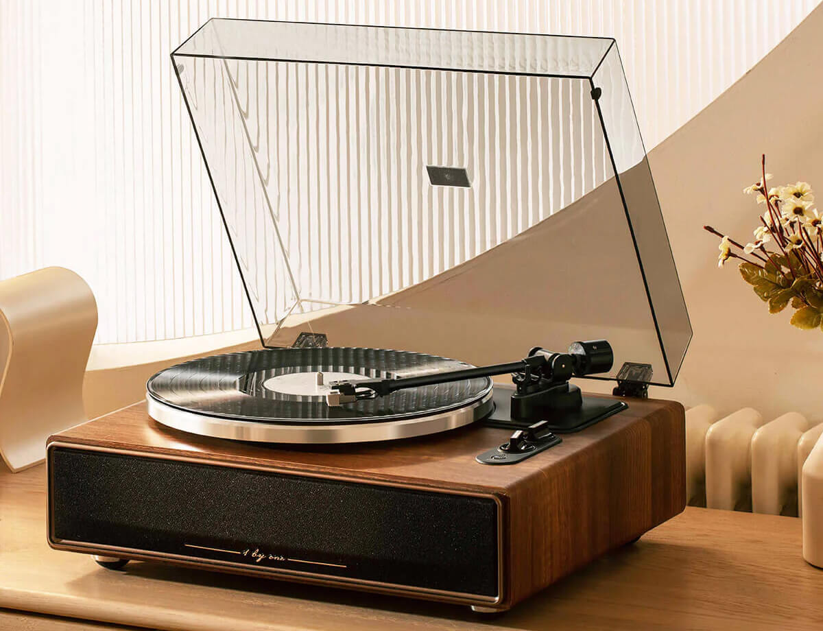 all-in-one record player