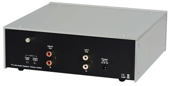 Pro-Ject Phono Box DS2 rear panel