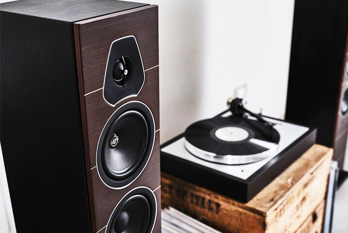 Sonus Faber Lumina III speaker closeup
