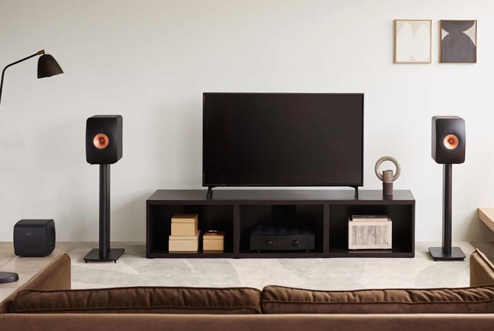 KEF KC62 in home theater setup