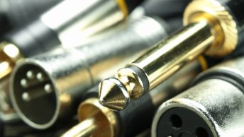 different types of audio cables and plugs