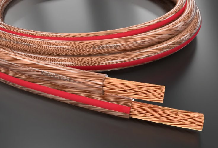 KabelDirekt pure copper bare speaker wire