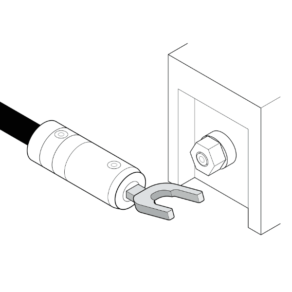 spade connector illustration